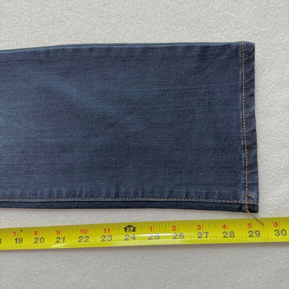 Kim Rogers Women's Pull-on Elastic Waistband Stretch Blue Denim Jeans Size 8 - Picture 10 of 10
